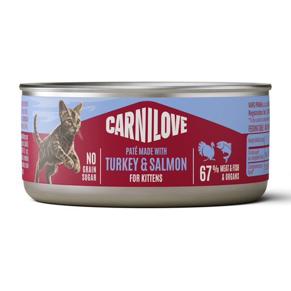 Carnilove Cat Can Pate Turkey & Salmon Kittens 100 g