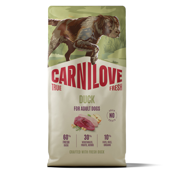 Carnilove True Fresh Dog Dry Duck Adult All Breeds 12 kg