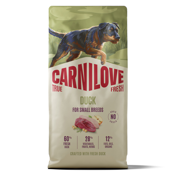 Carnilove True Fresh Dog Dry Duck Adult Small Breeds 12 kg