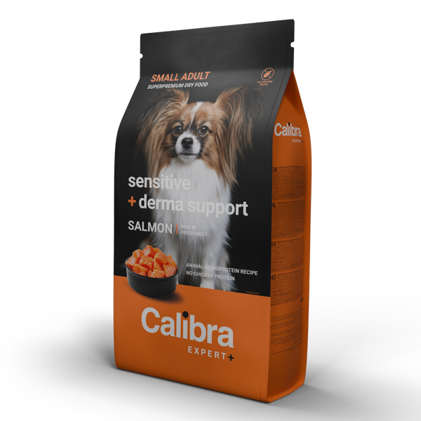 Calibra Dog Expert+ Adult Small Sensitive & Derma Support 1,5 kg