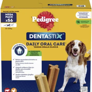 Pedigree DentaStix snackuri dentare zilnice câini talie medie 56 bucăți