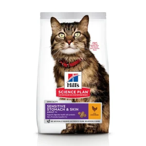 Hill's Science Plan Adult Sensitive Stomach & Skin Pisici 7kg