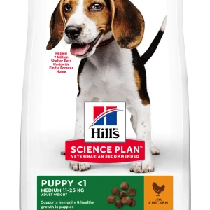 Hill's Science Plan Puppy Medium Breed Câini 800g