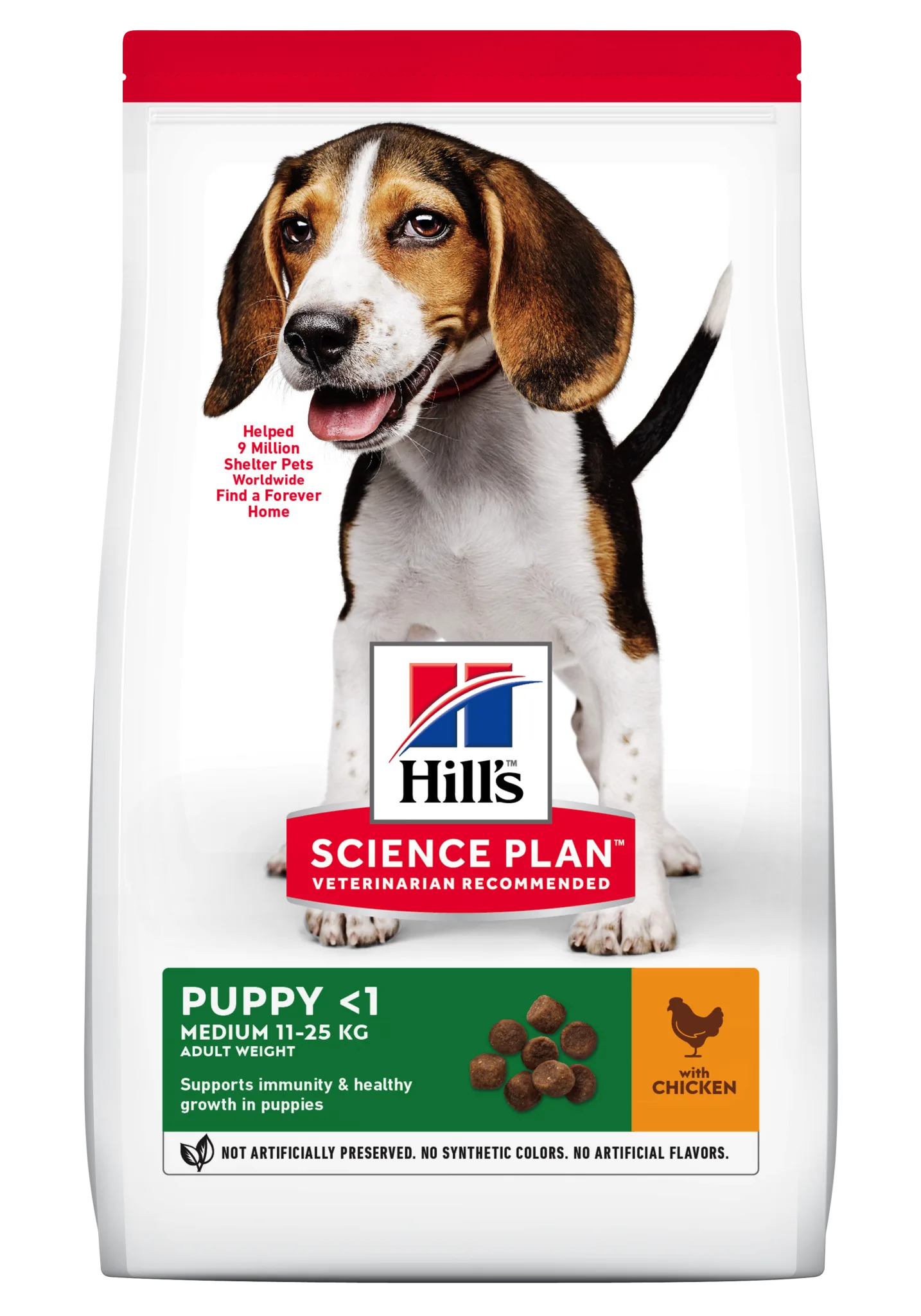 Hill's Science Plan Puppy Medium cu Pui Câini 2.5kg