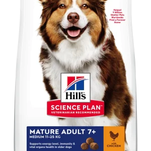 Hill's Science Plan Adult Mature Medium cu Pui Câini 2.5kg