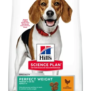 Hill's Science Plan Adult Perfect Weight Medium Breed Câini 2kg