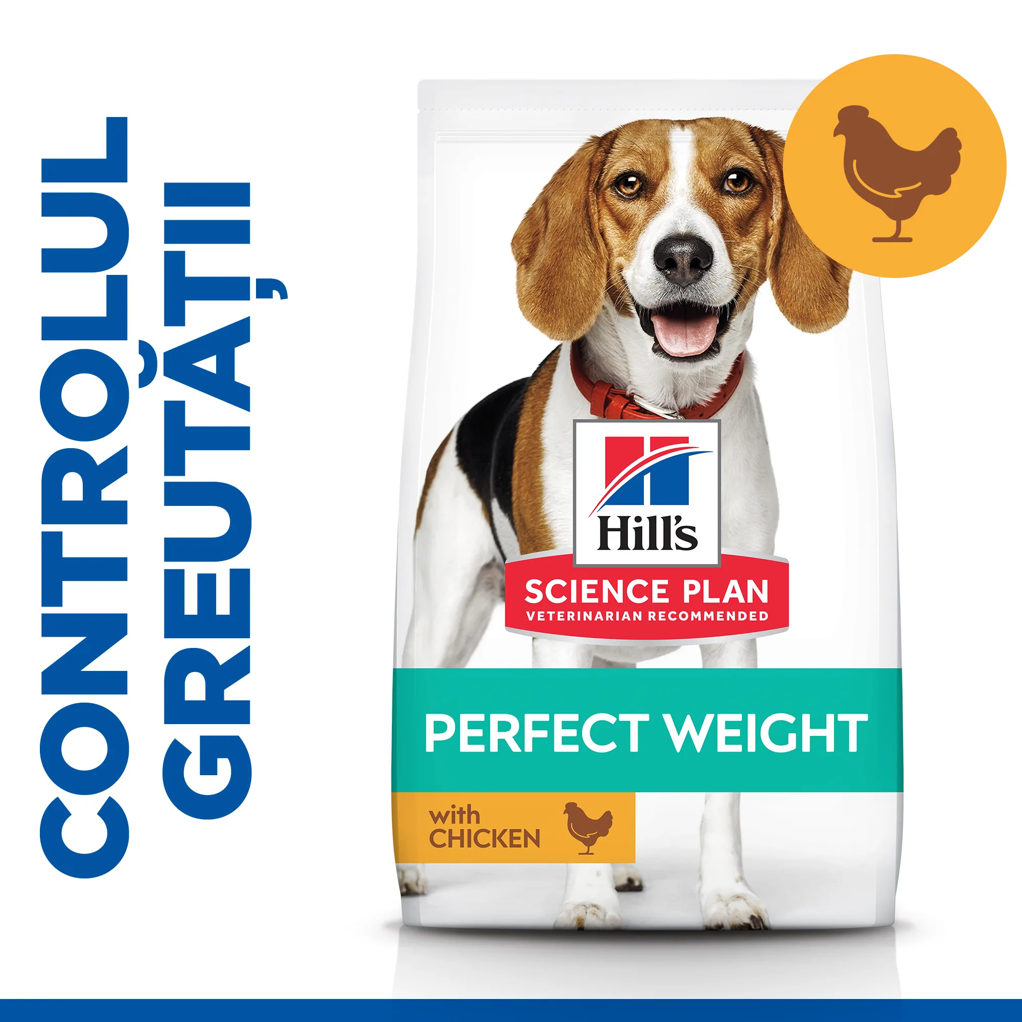 Hill's Science Plan Adult Perfect Weight Medium Breed Câini 12kg