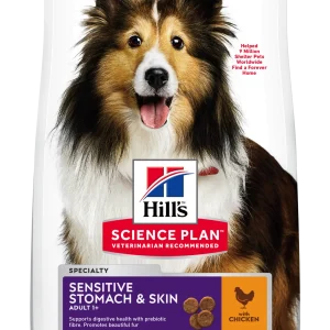 Hill's Science Plan Adult Sensitive Stomach & Skin Câini 2.5kg