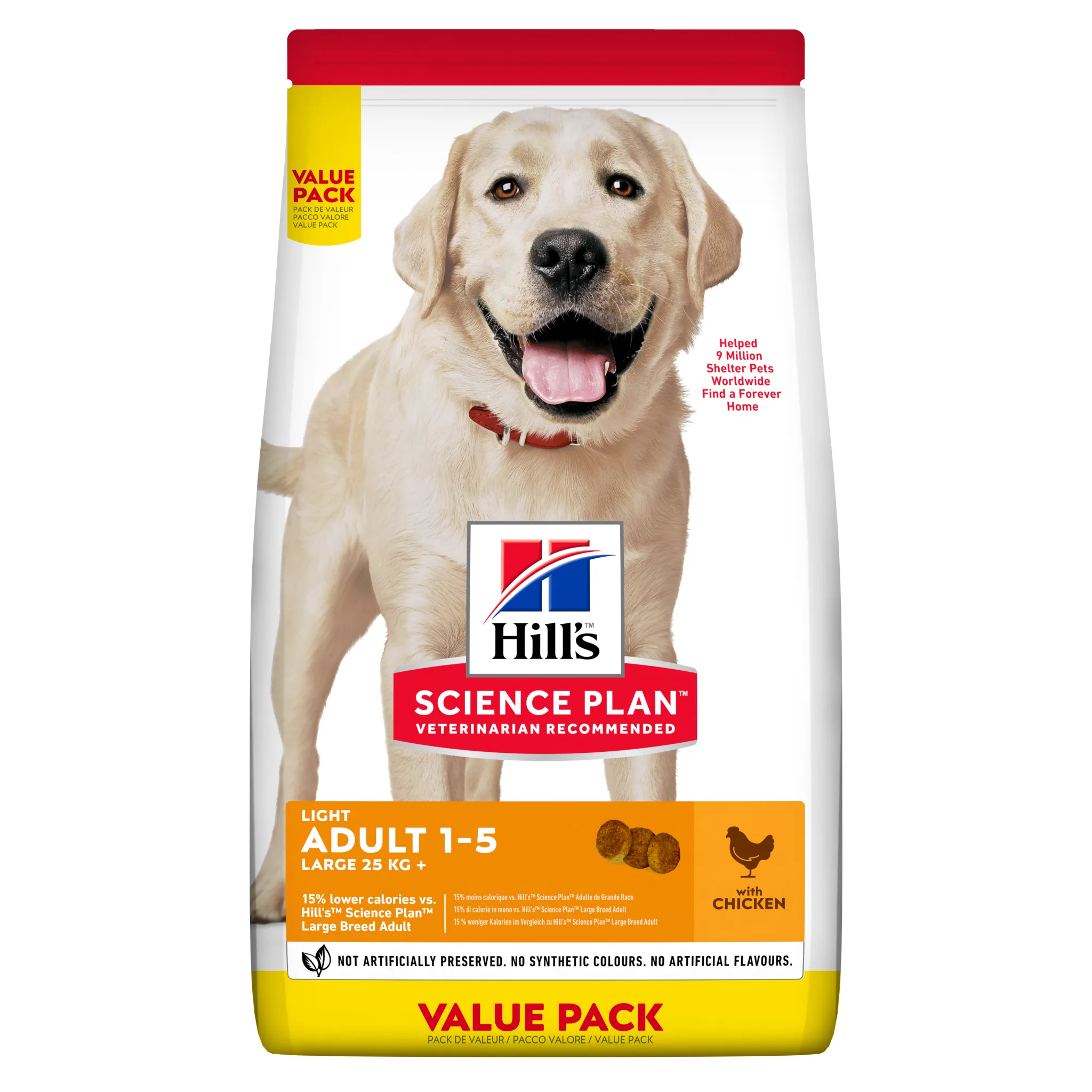 Hill's Science Plan Adult Light Large Breed Câini 18kg