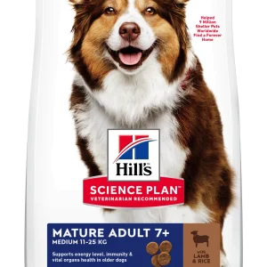 Hill's Science Plan Adult Mature Medium cu Miel Câini 14kg
