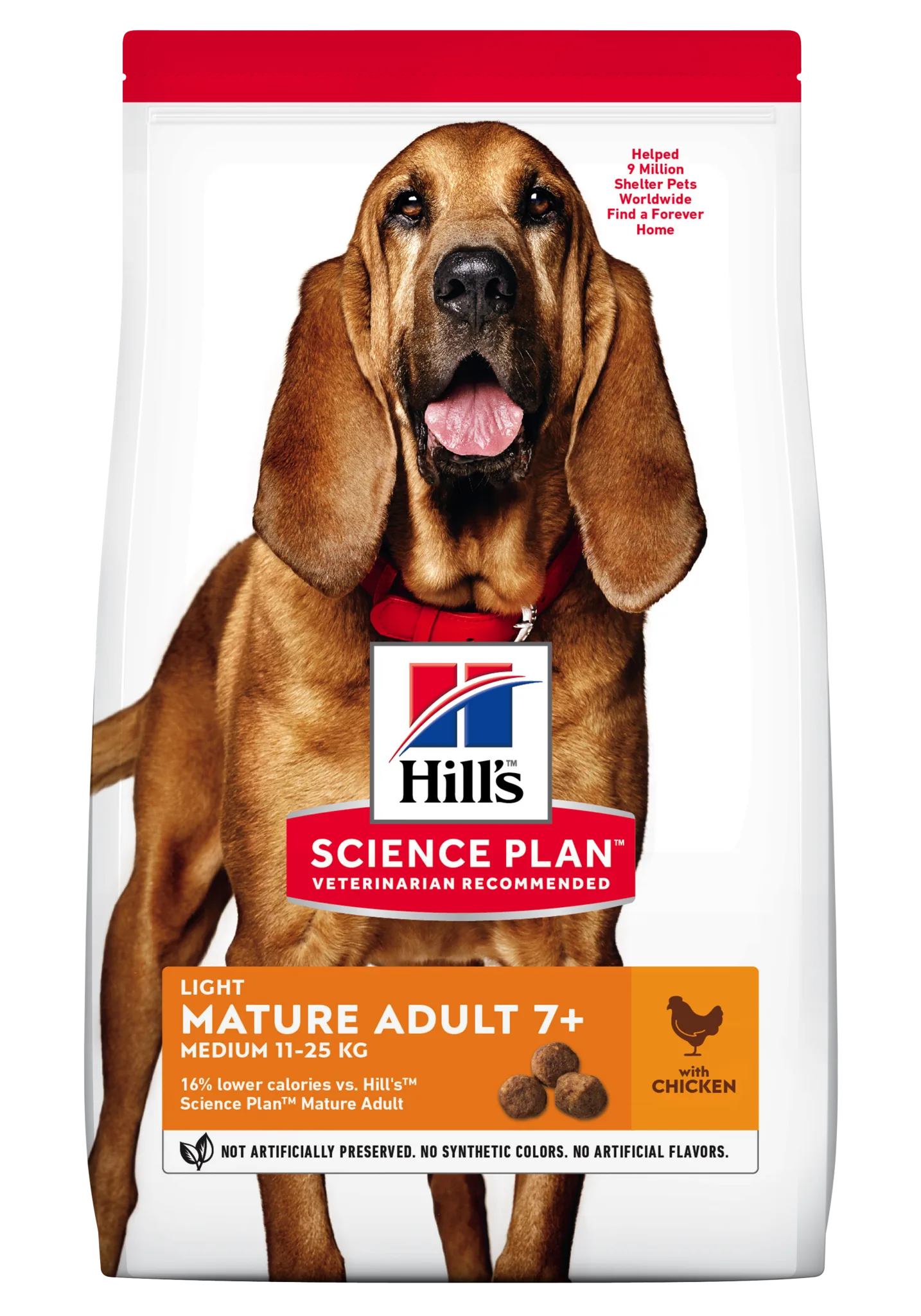 Hill's Science Plan Adult Mature Light Medium cu Pui Câini 14kg