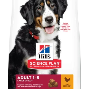 Hill's Science Plan Adult Large Breed cu Pui Câini 14kg