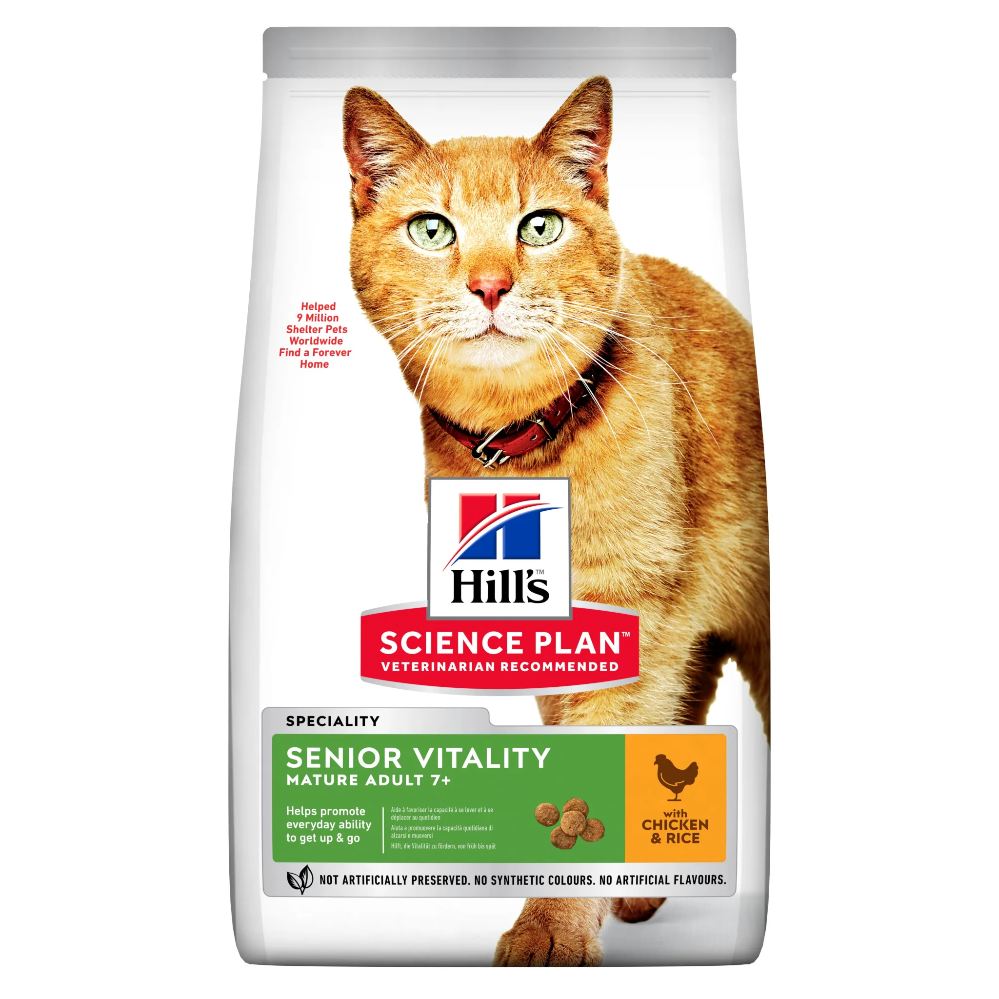 Hill's Science Plan Senior Vitality Adult 7+ Pisici 1.5kg