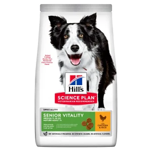 Hill's Science Plan Mature Adult Medium Senior Vitality 7+ cu P Câini 2.5kg