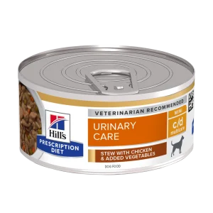 Hill's Prescription Diet C/D Multicare Tocăniță cu Pui și Legume Câini 156g