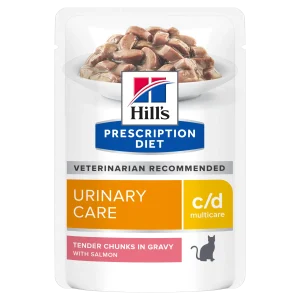 Hill's Prescription Diet C/D Multicare cu Somon Pisici 85g