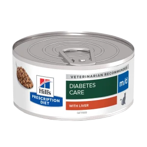 Hill's Prescription Diet M/D cu Ficat Pisici 156g