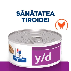 Hill's Prescription Diet Y/D cu Pui Pisici 156g