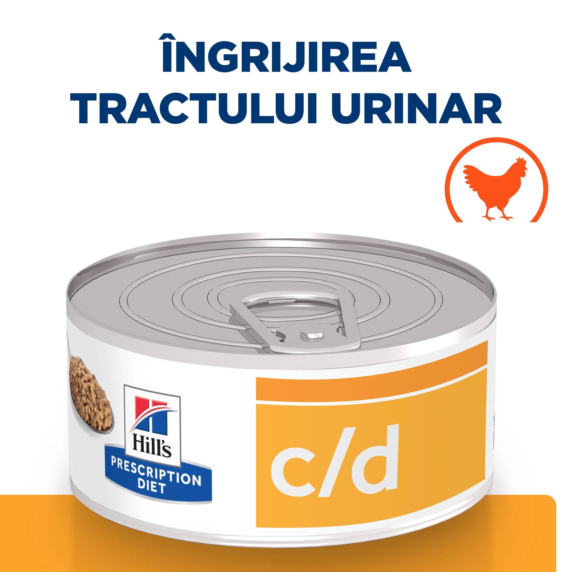 Hill's Prescription Diet C/D Multicare cu Pui Pisici 156g