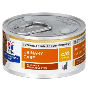 Hill's Prescription Diet C/D Multicare Tocăniță cu Pui și Legume Pisici 82g