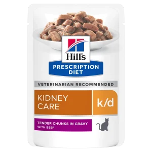 Hill's Prescription Diet K/D cu Vită Pisici 1.02kg