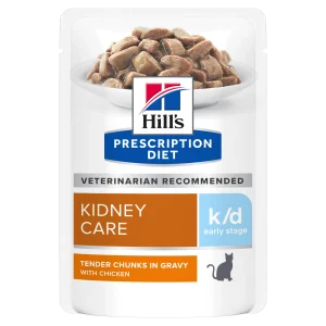 Hill's Prescription Diet K/D Early Stage cu Pui Pisici 1.02kg