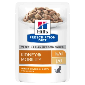 Hill's Prescription Diet K/D + Mobility cu Pui Pisici 85g