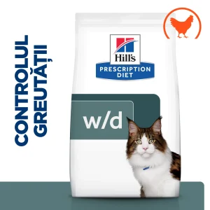 Hill's Prescription Diet W/D Multi-Benefit cu Pui Pisici 3kg