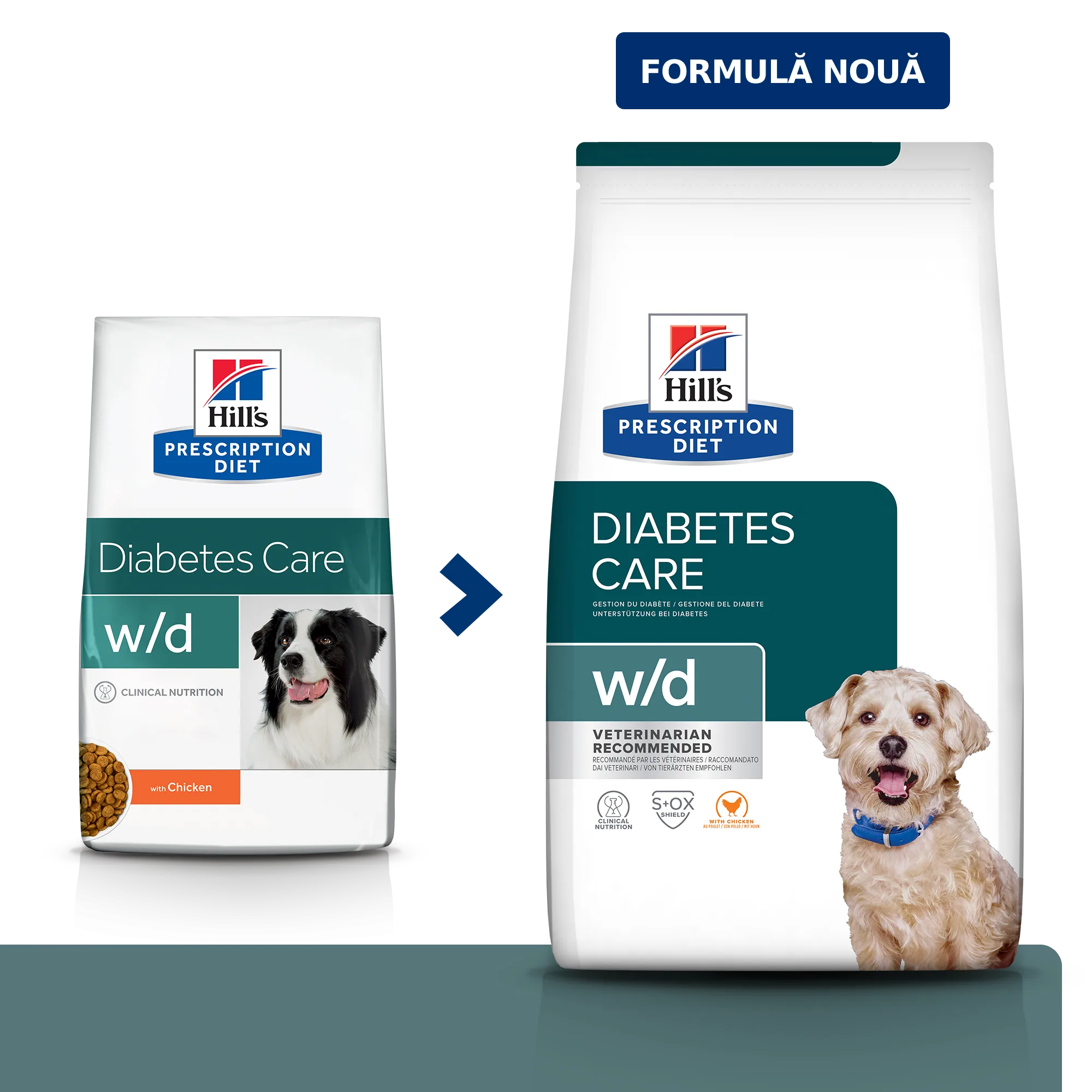 Hill's Prescription Diet W/D cu Pui Câini 10kg