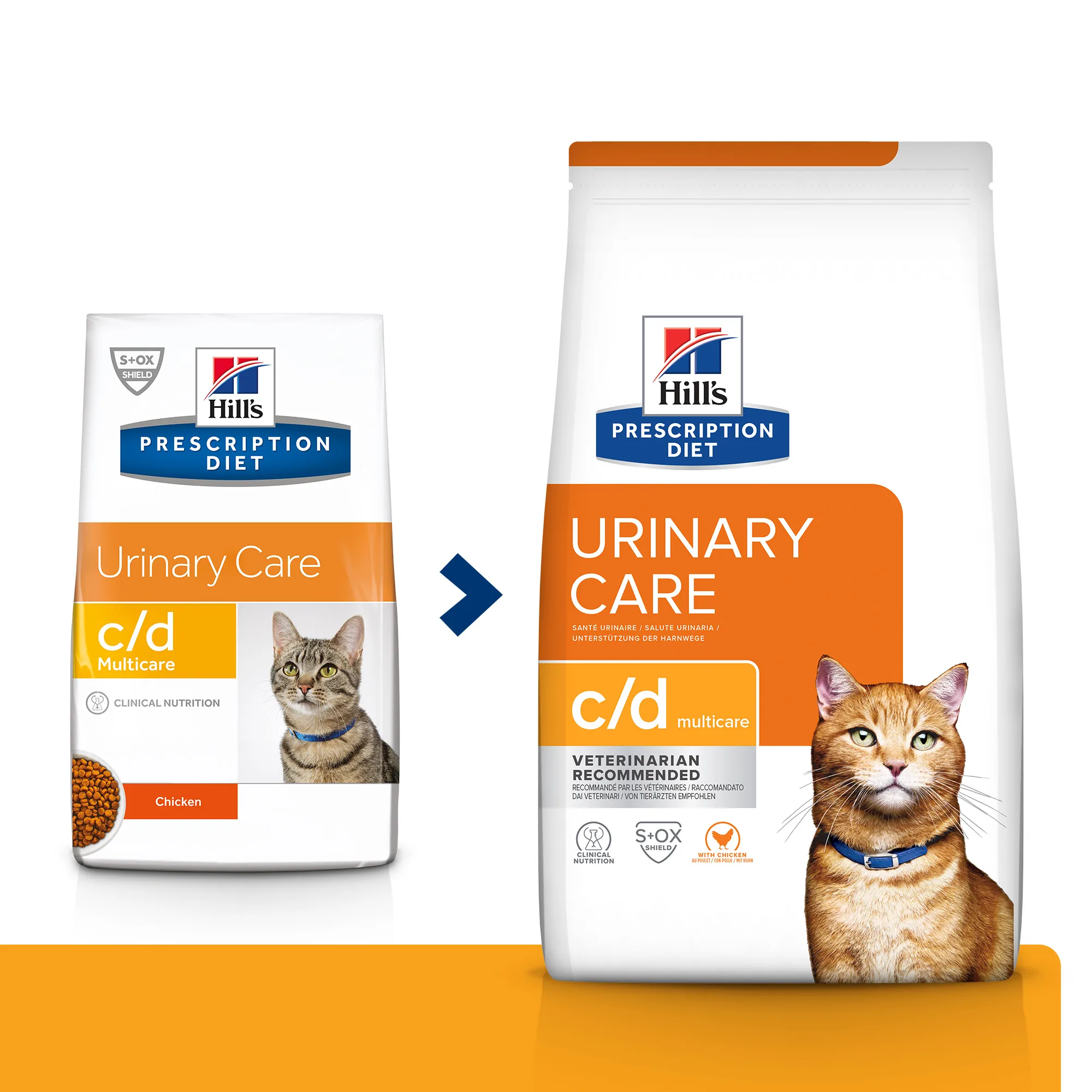 Hill's Prescription Diet C/D Multicare cu Pui Pisici 12kg