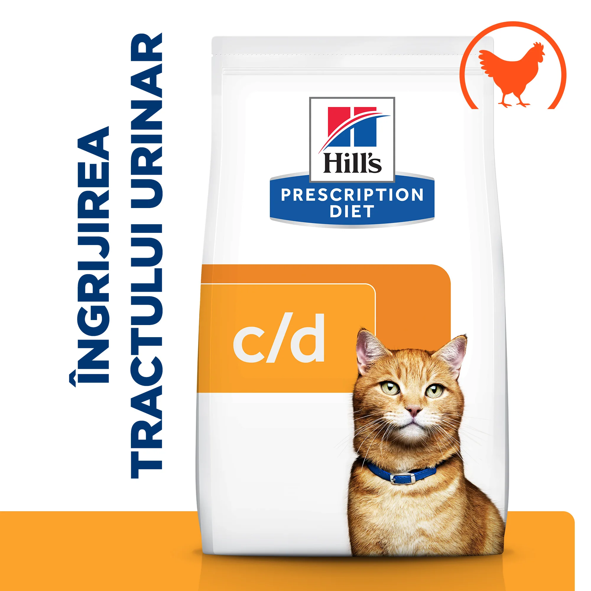 Hill's Prescription Diet C/D Multicare cu Pui Pisici 8kg