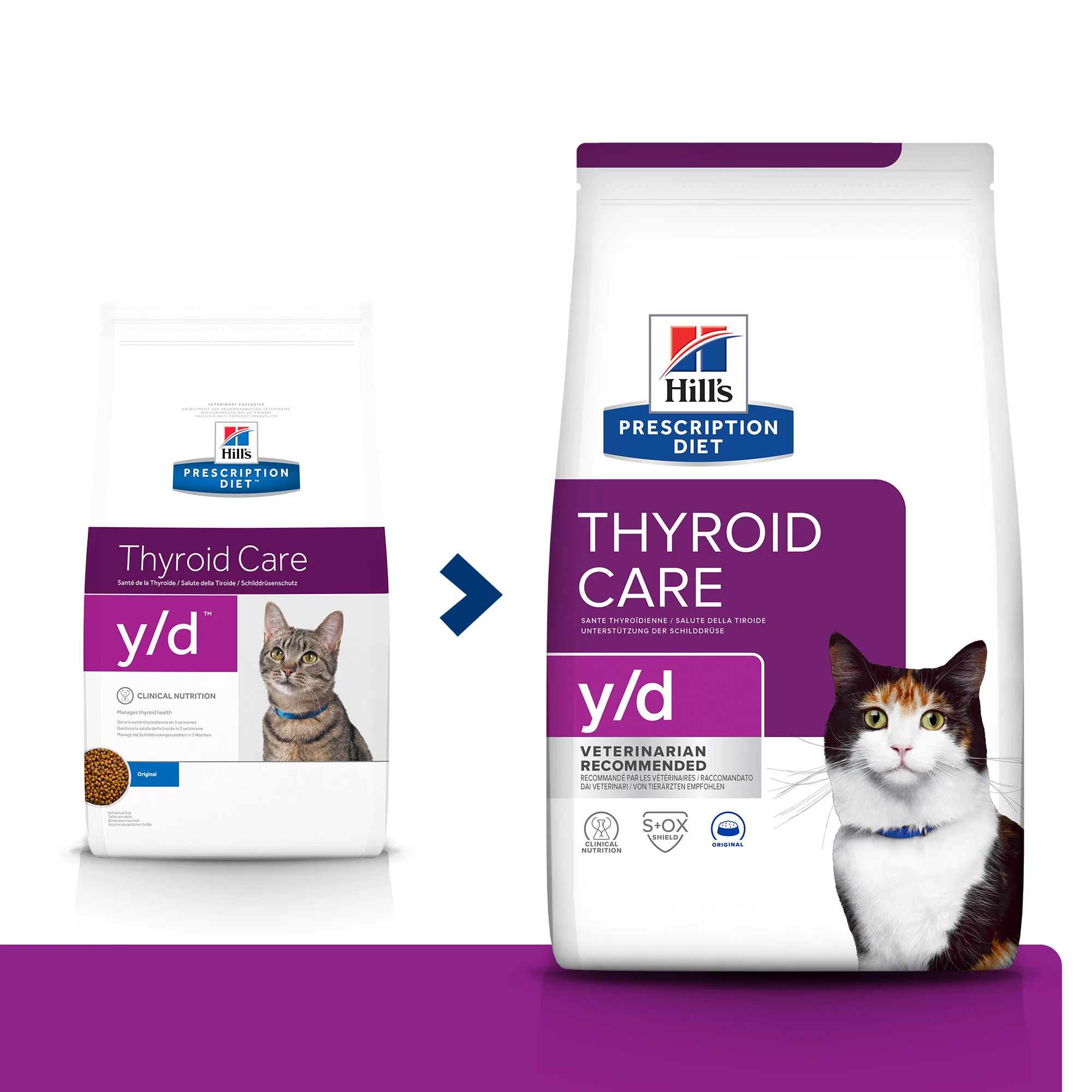Hill's Prescription Diet Y/D Pisici 3kg