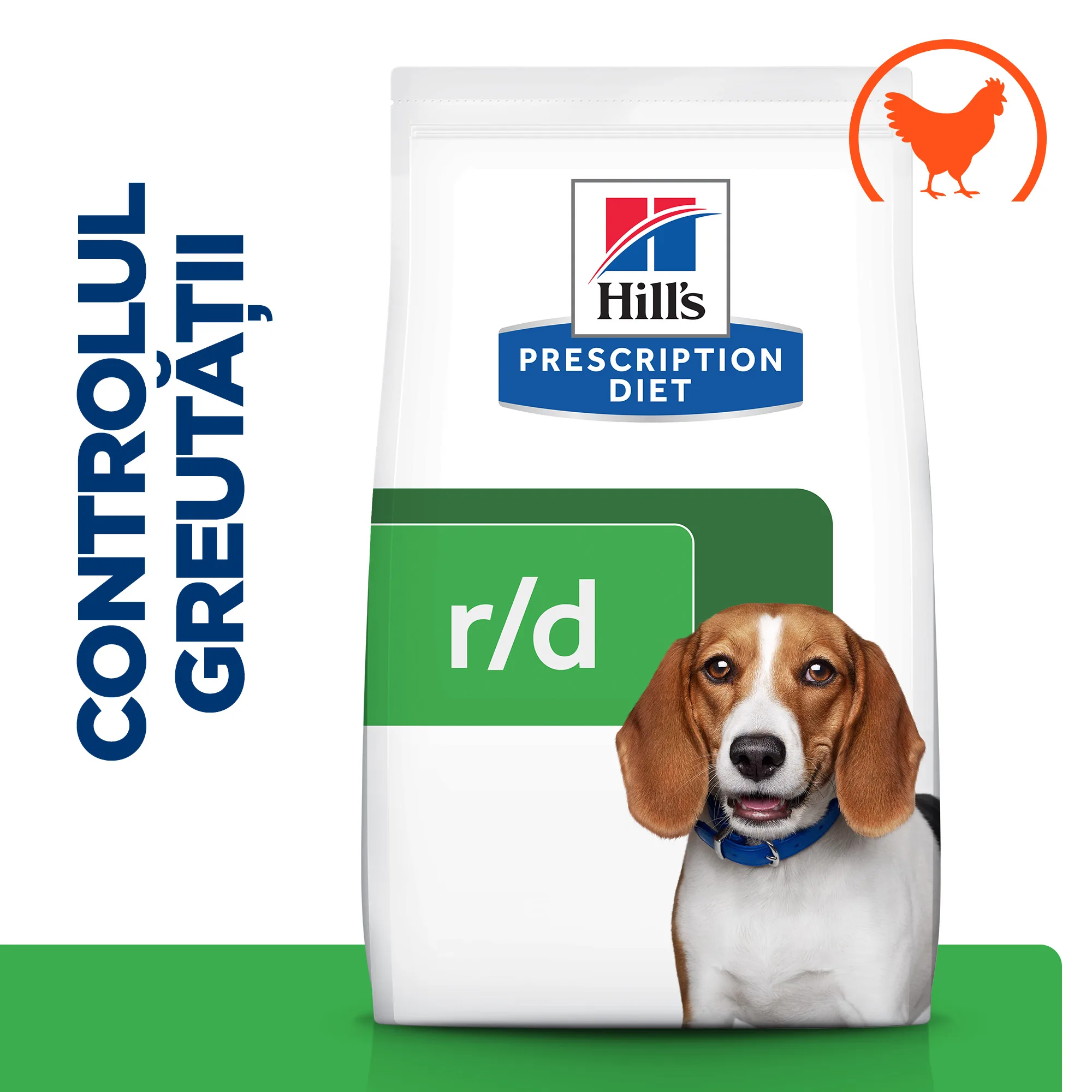 Hill's Prescription Diet R/D cu Pui Câini 4kg