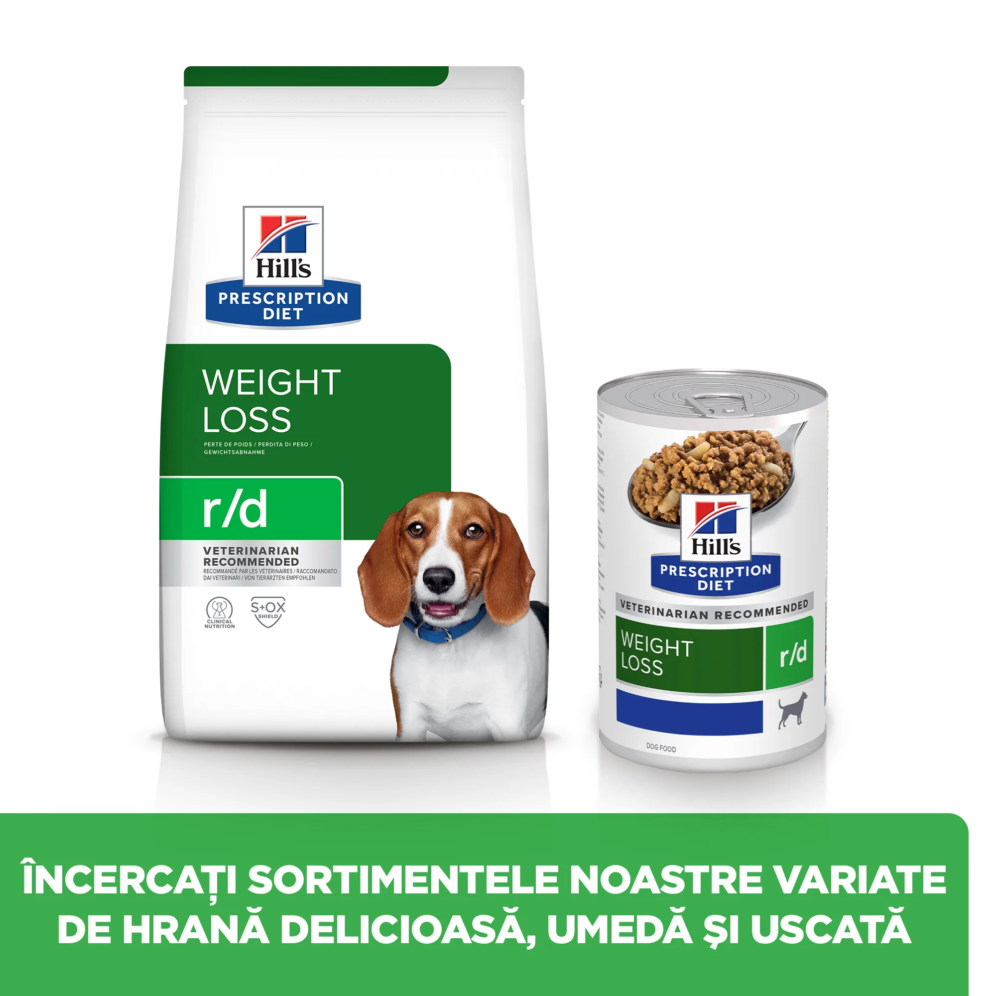 Hill's Prescription Diet R/D cu Pui Câini 4kg