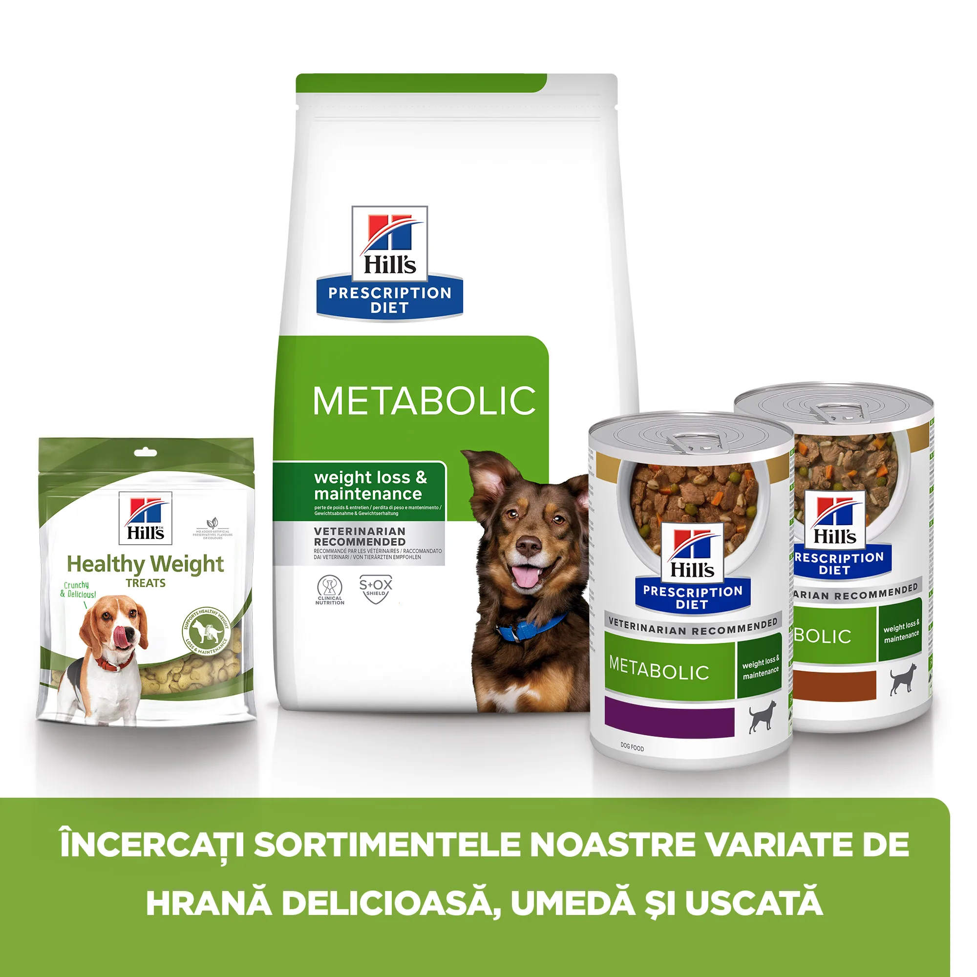 Hill's Prescription Diet Metabolic cu Pui Câini 4kg