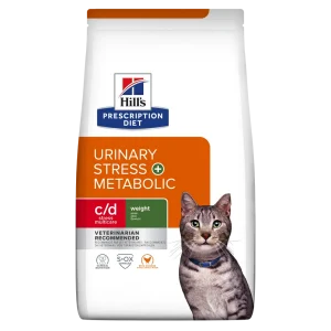 Hill's Prescription Diet C/D Multicare Stress + Metabolic cu Pui Pisici 1.5kg