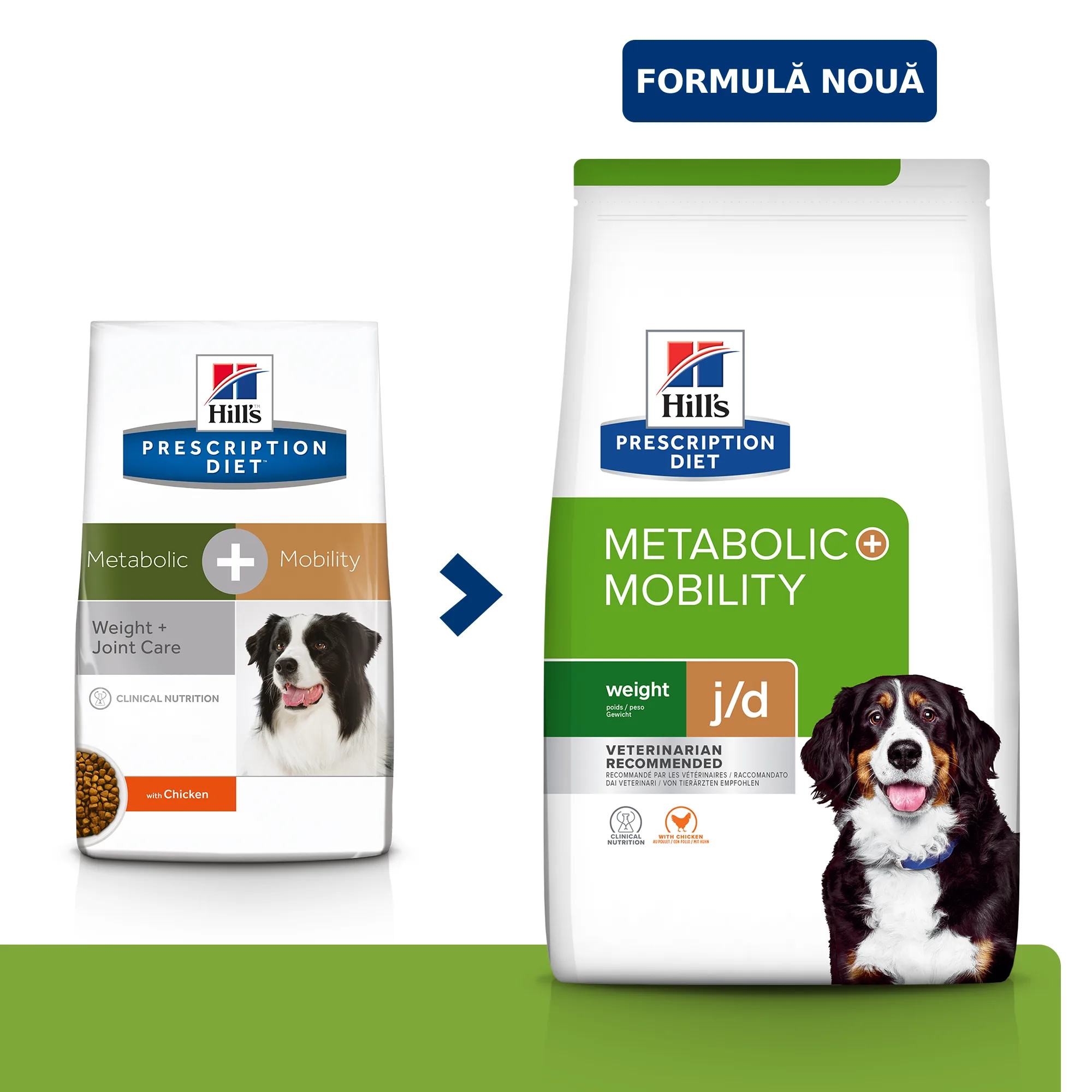 Hill's Prescription Diet Metabolic + Mobility cu Pui Câini 4kg