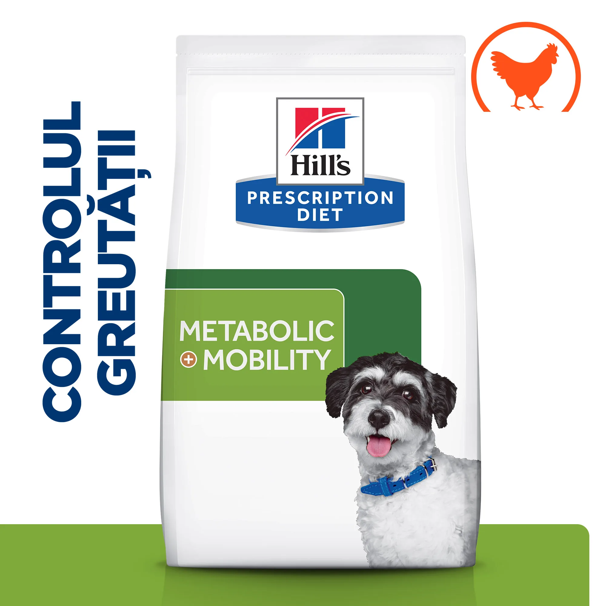 Hill's Prescription Diet Metabolic + Mobility Mini cu Pui Câini 1kg