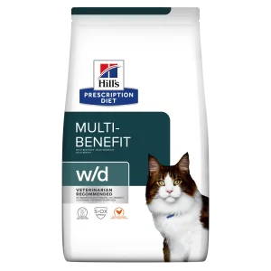 Hill's Prescription Diet W/D Multi-Benefit cu Pui Pisici 1.5kg