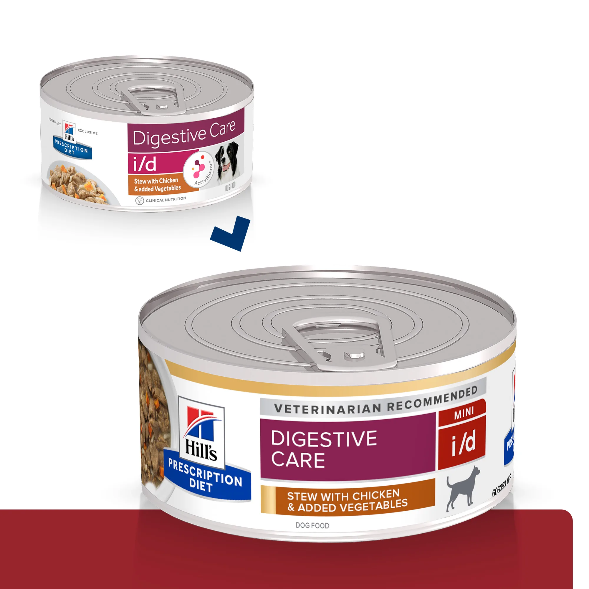 Hill's Prescription Diet I/D Tocăniță cu Pui și Legume Adăugate Câini 156g