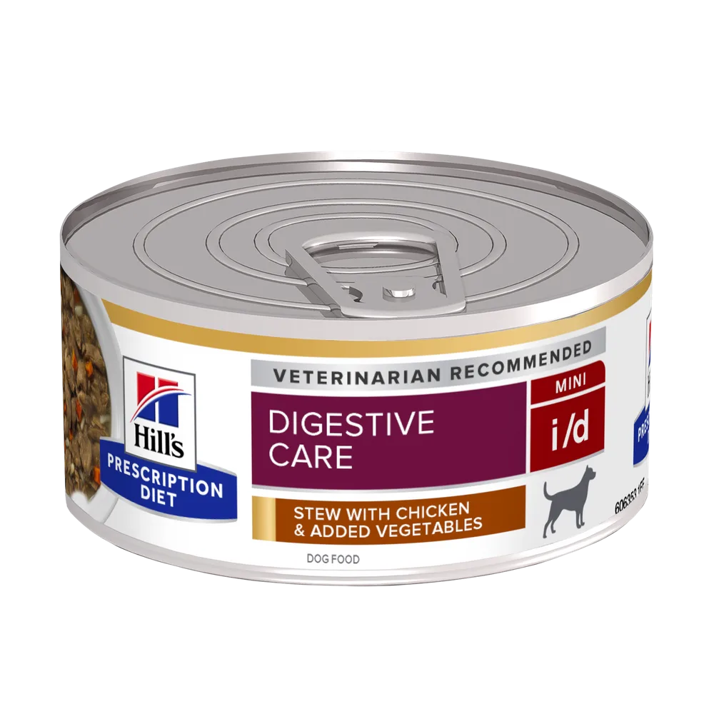 Hill's Prescription Diet I/D Tocăniță cu Pui și Legume Adăugate Câini 156g