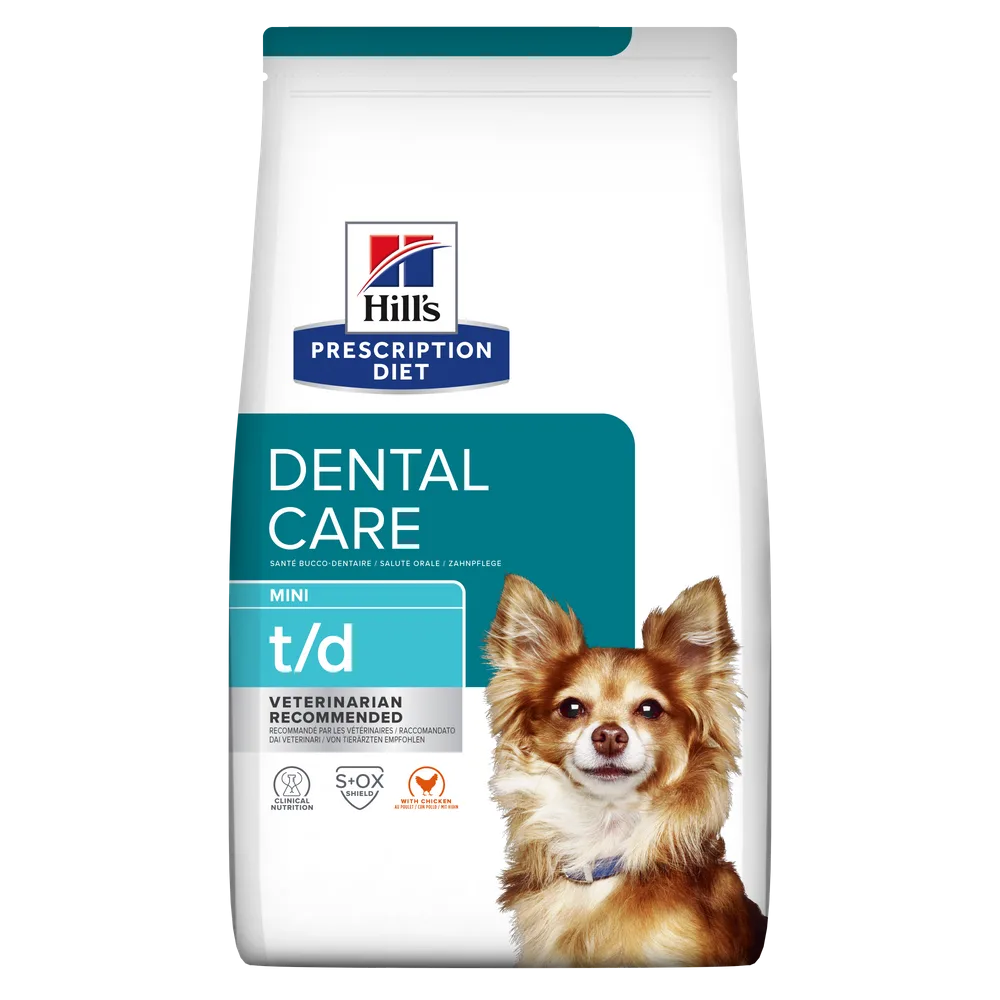 Hill's Prescription Diet T/D Mini cu Pui Câini 3kg