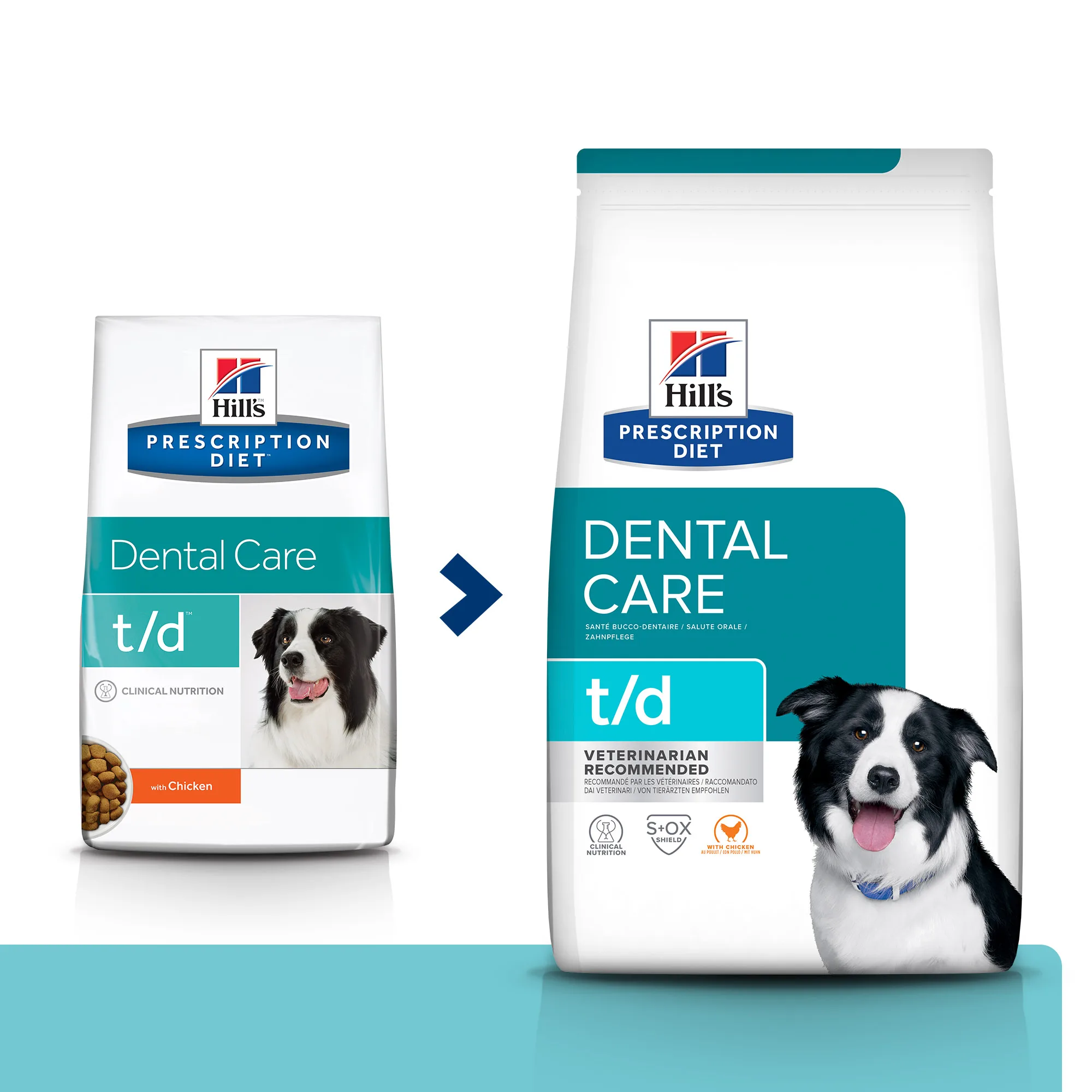 Hill's Prescription Diet T/D cu Pui Câini 4kg
