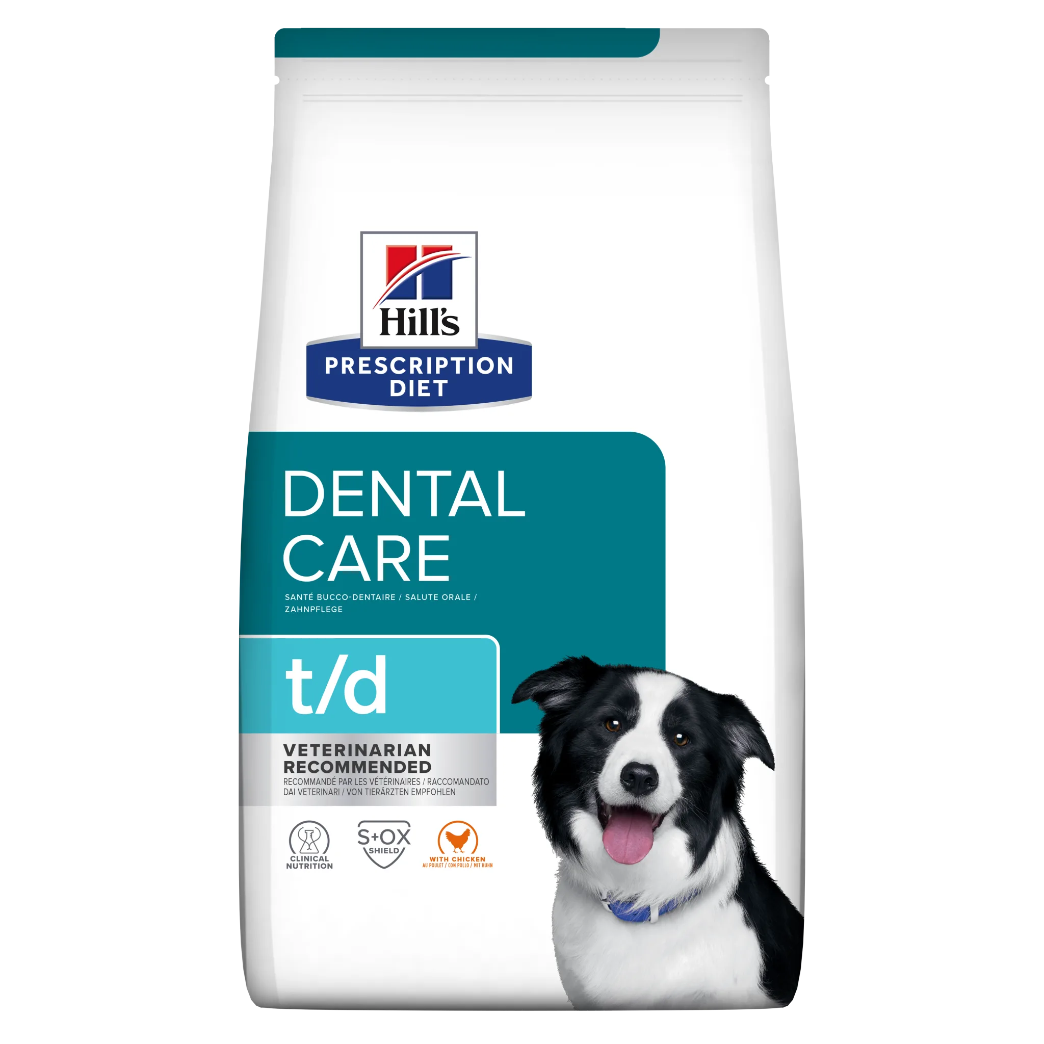 Hill's Prescription Diet T/D cu Pui Câini 4kg