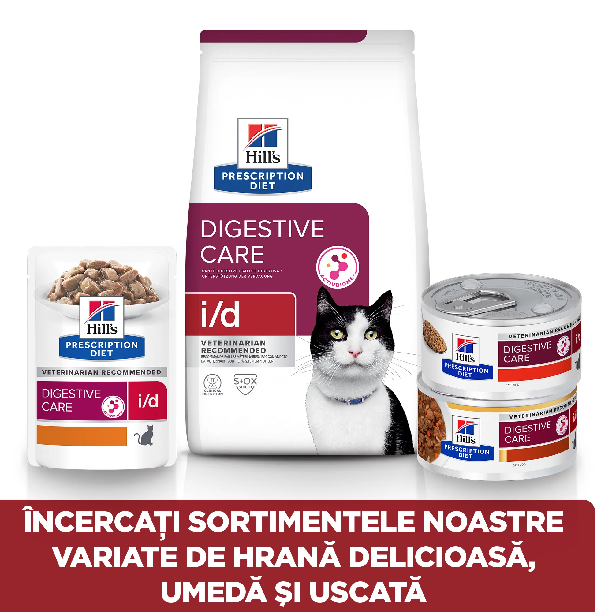 Hill's Prescription Diet I/D cu Pui Pisici 1.02kg
