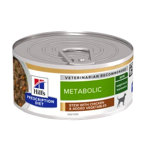 Hill's Prescription Diet Metabolic Tocăniță cu Gust de Pui și Legume Câini 156g