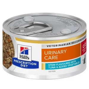 Hill's Prescription Diet C/D Multicare Stress Tocăniță cu Ton și Legume Pisici 82g