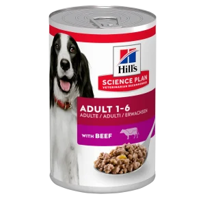 Hill's Science Plan Adult cu Vită Câini 370g