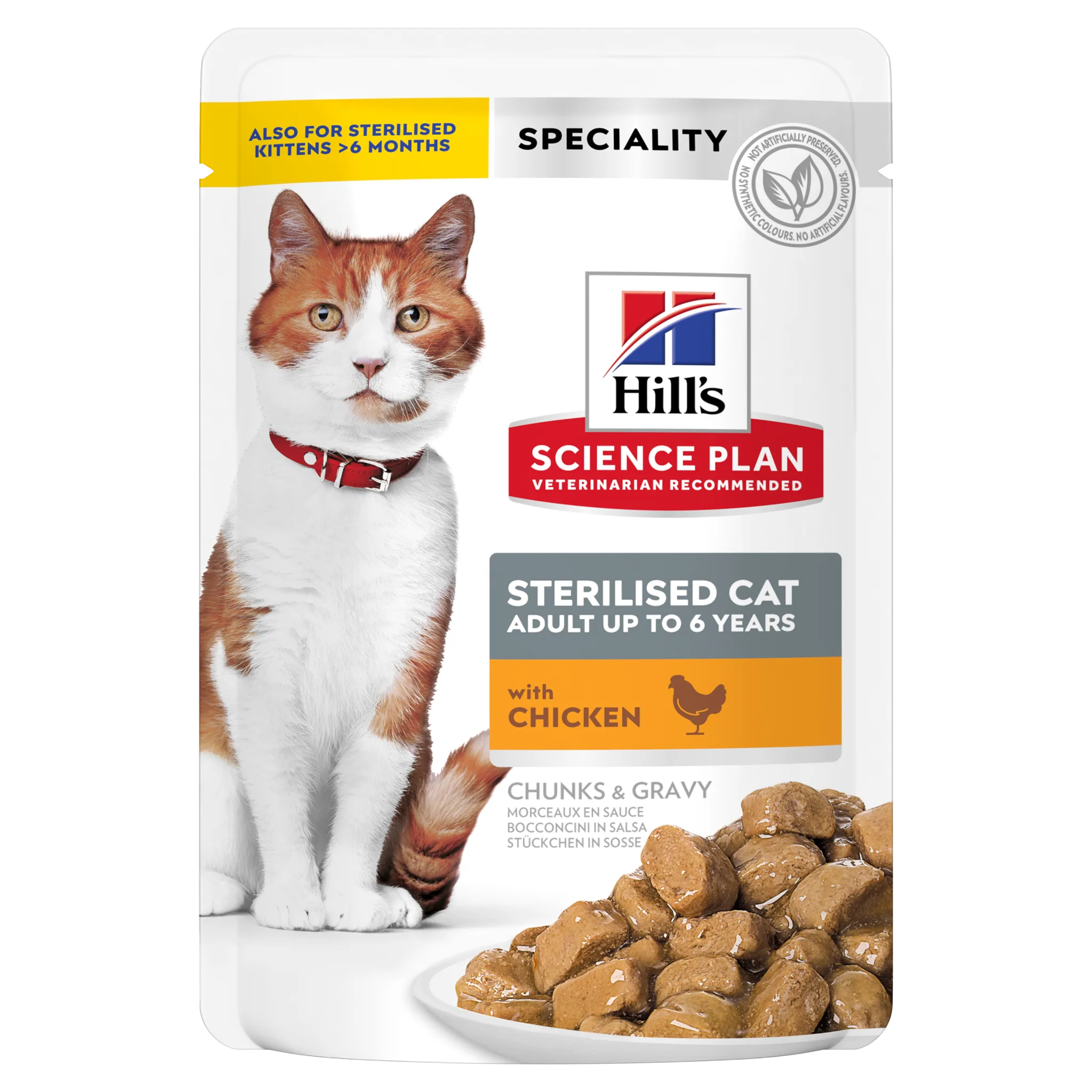 Hill's Science Plan Sterilised Cat Adult cu Pui Pisici 1.02kg