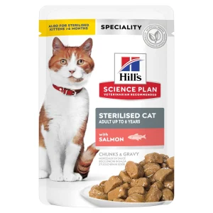 Hill's Science Plan Sterilised Cat Adult cu Somon Pisici 1.02kg